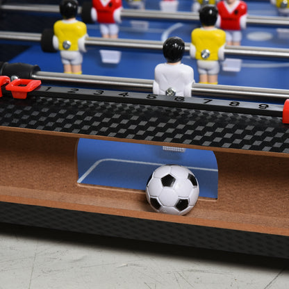 29 Inch Mini Tabletop Football Foosball Gaming Table Play Fun Game 74.5L x 36.1W x 12H CM