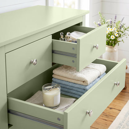 5 Drawer Chest of Drawers, Modern Dresser for Bedroom, Bedside Storage Cabinet