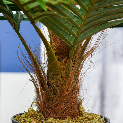 60cm Artificial Palm Tree Fake Plant in Pot - White